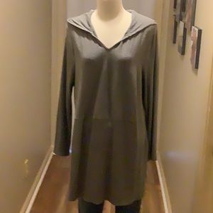 JJill Hooded Knit Tunic